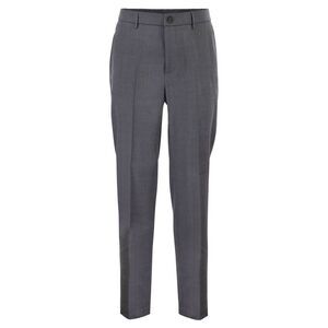 Peserico Men Linen And Wool Blend Tailored Trousers